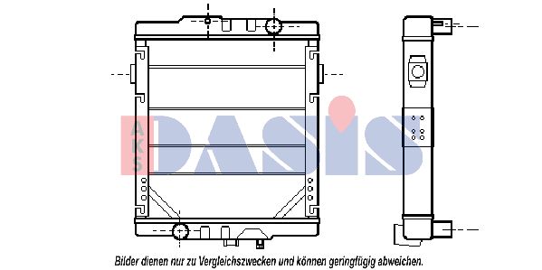 AKS DASIS Radiaator,mootorijahutus 390090N